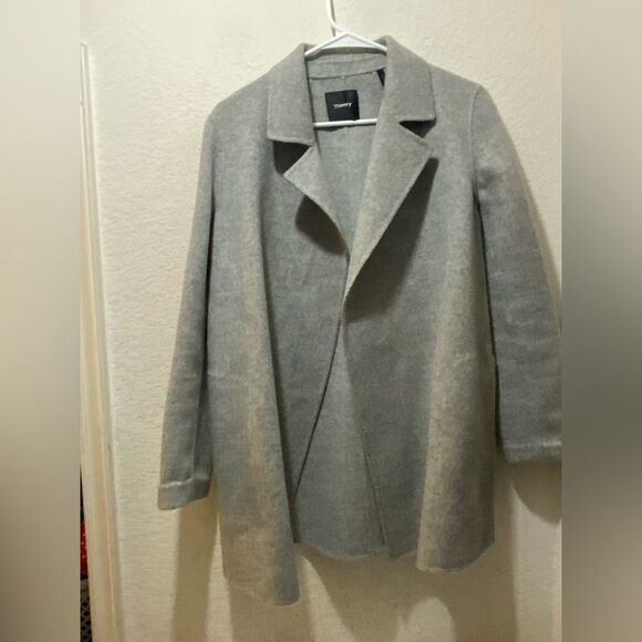 NWOT Theory Sileena Winsome Wool Cashmere Open Front Shawl Coat size S - Picture 5 of 8